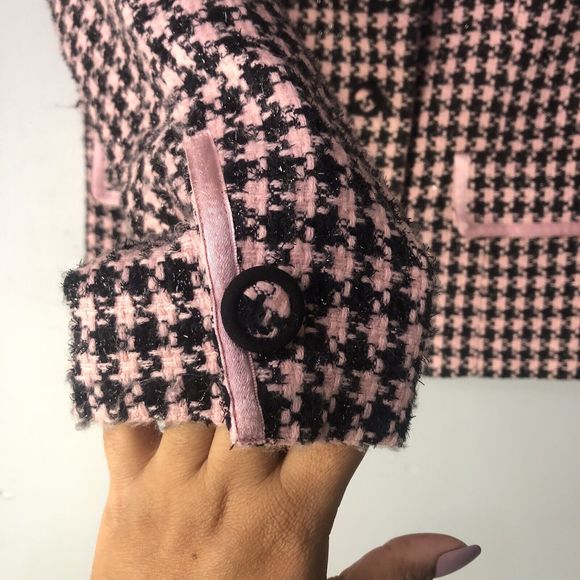SPENSER JEREMY Blazer Jacket sz 4 Pink/Black Casual - Picture 14 of 16